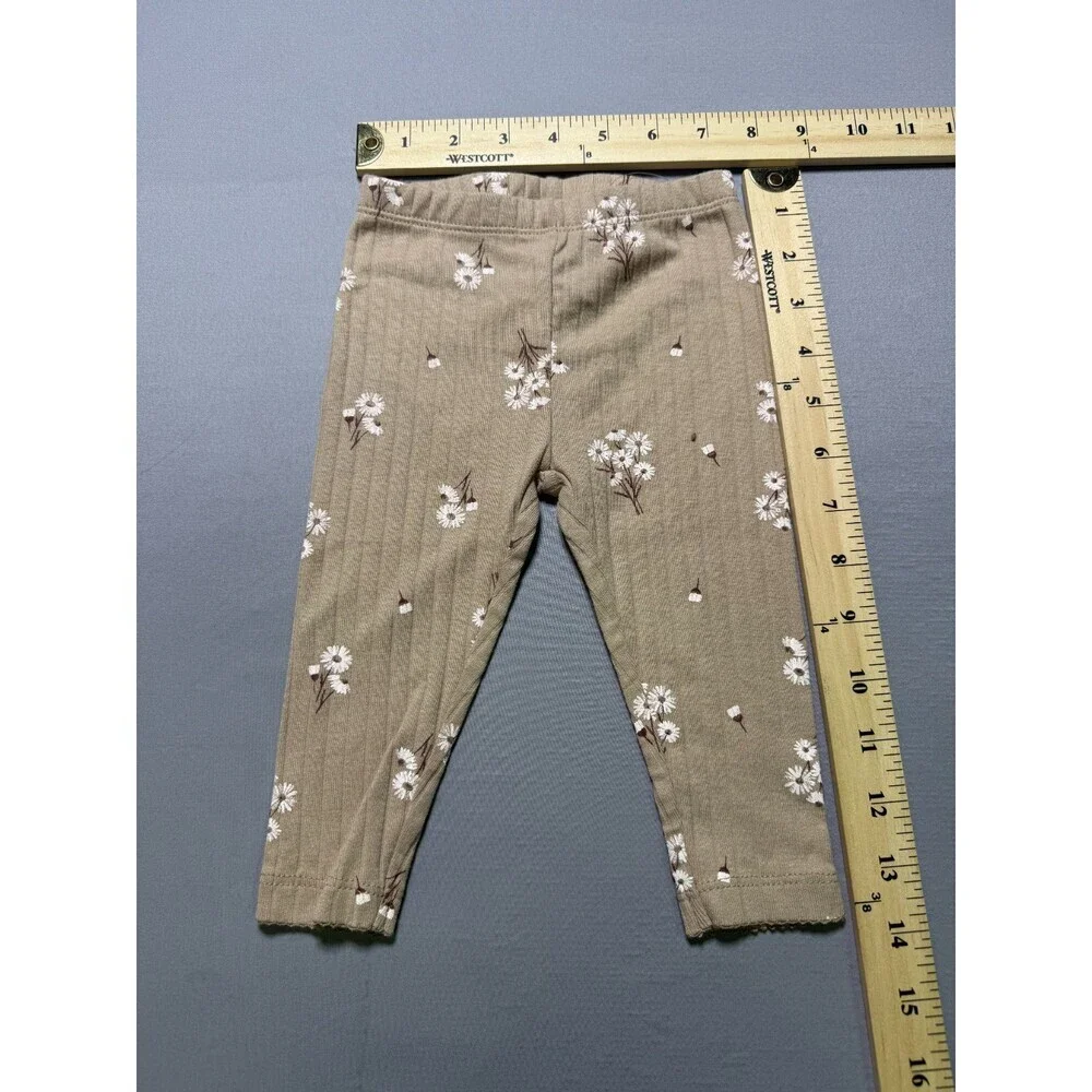 NWT Carter's 3-Piece Outfit Set Baby Girls 6 Months Taupe Long Sleeve Comfort